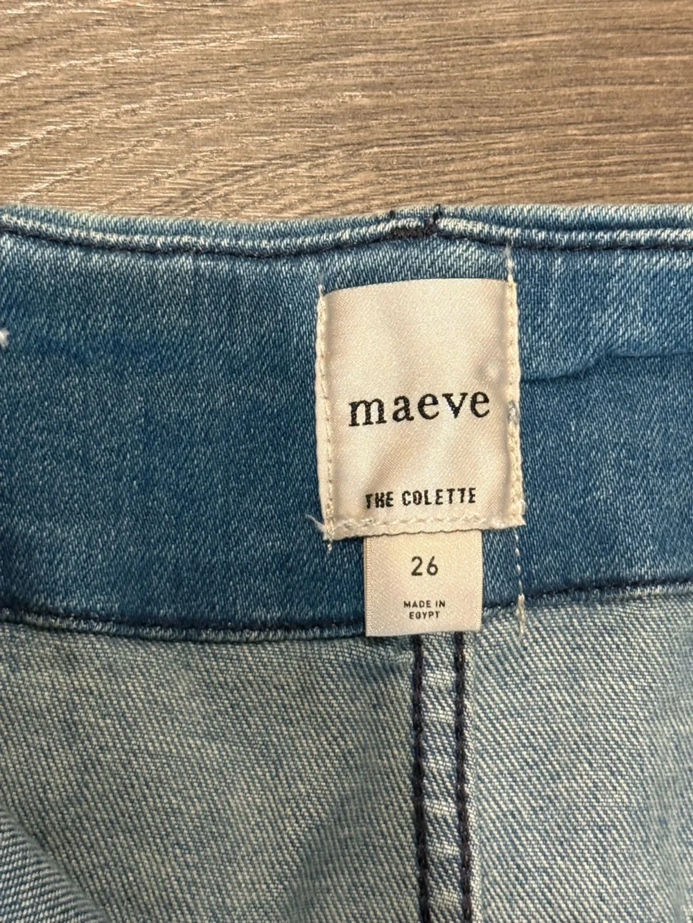 Maeve Colette Crop Wide leg Jeans in Blue - Picture 10 of 13